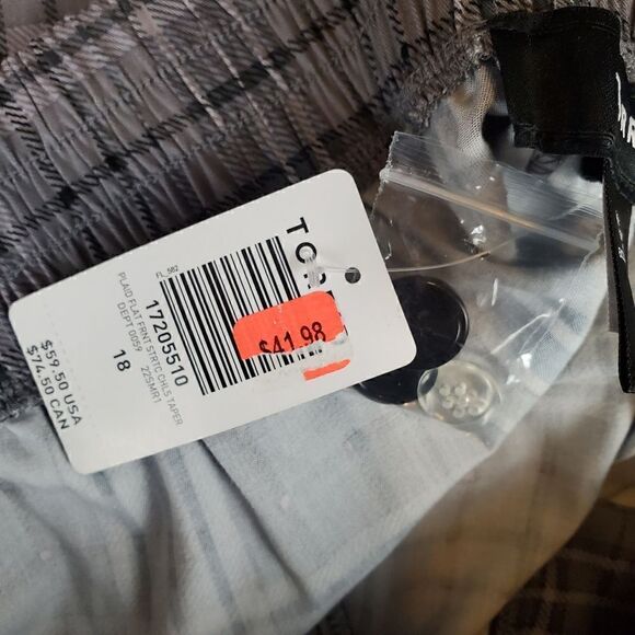 Torrid Gray Plaid Front Stretch Dress Pants Size 18 - Picture 7 of 8